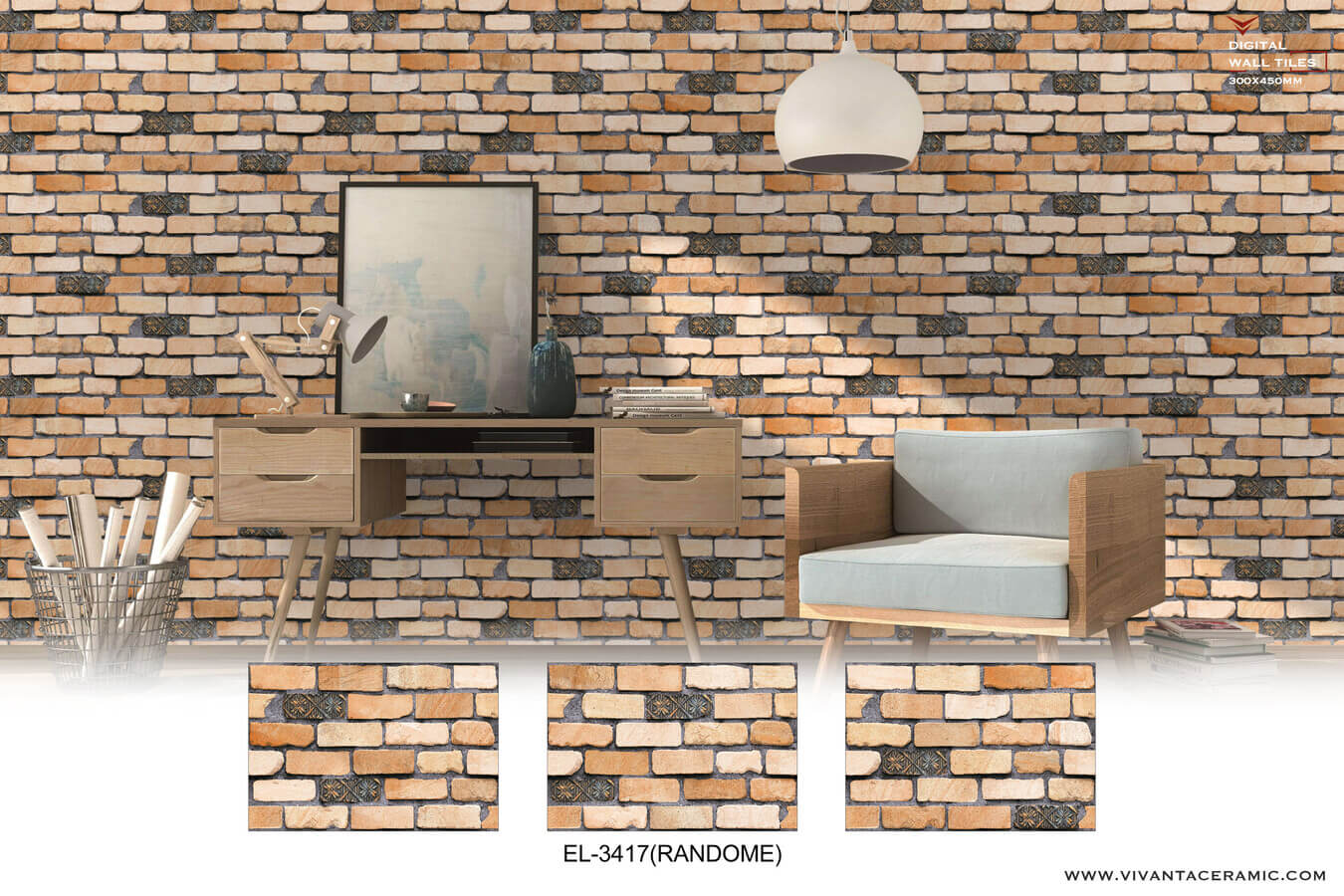 Ceramic Tiles Wall Tiles 30X45 CM 3417