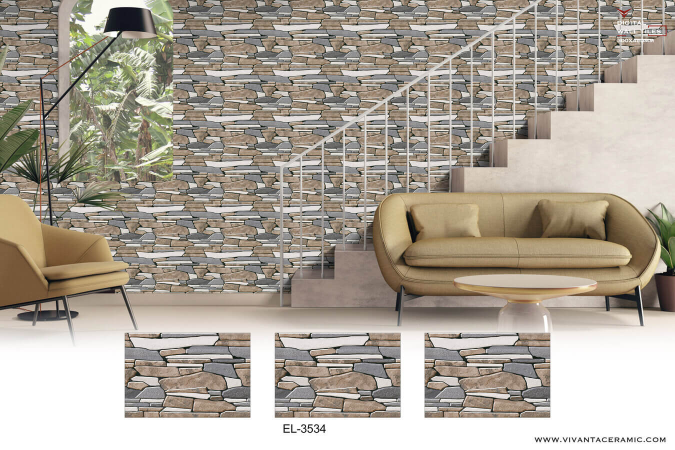 Ceramic Tiles Wall Tiles 30X45 CM 3534