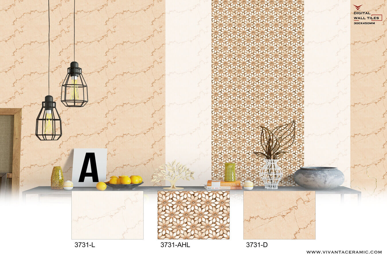 Ceramic Tiles Wall Tiles 30X45 CM 3731